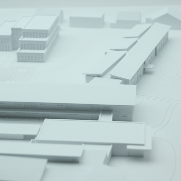 Modell eines Architekten mittels 3D Druck umgesetzt