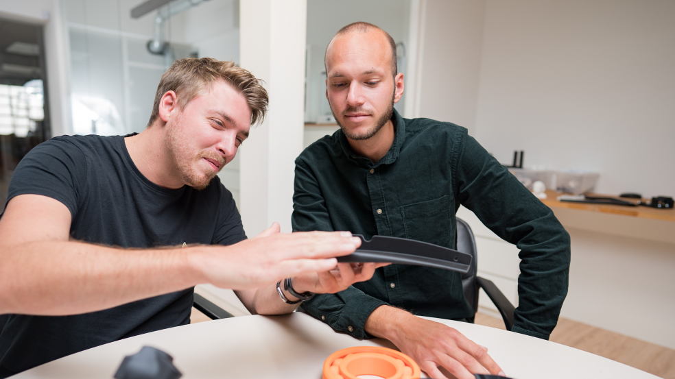 Besprechungsbild über 3D Druck Teile