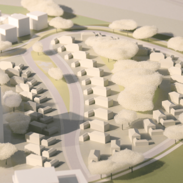 Architekturmodell Heidelberg 3D gedruckt