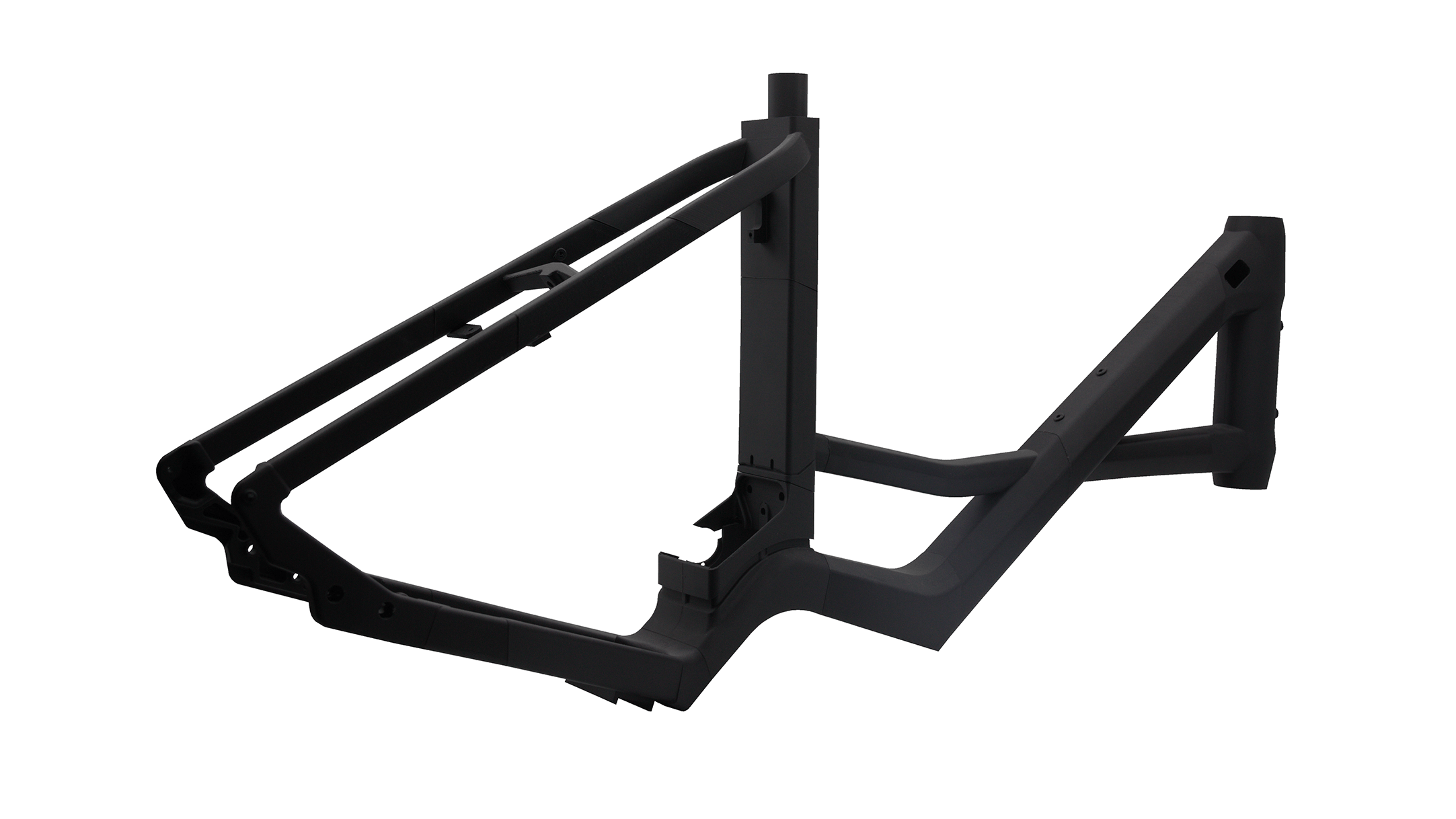 Rapid Prototyping Modell eines Fahrradrahmens mit 3D-Druck gefertigt