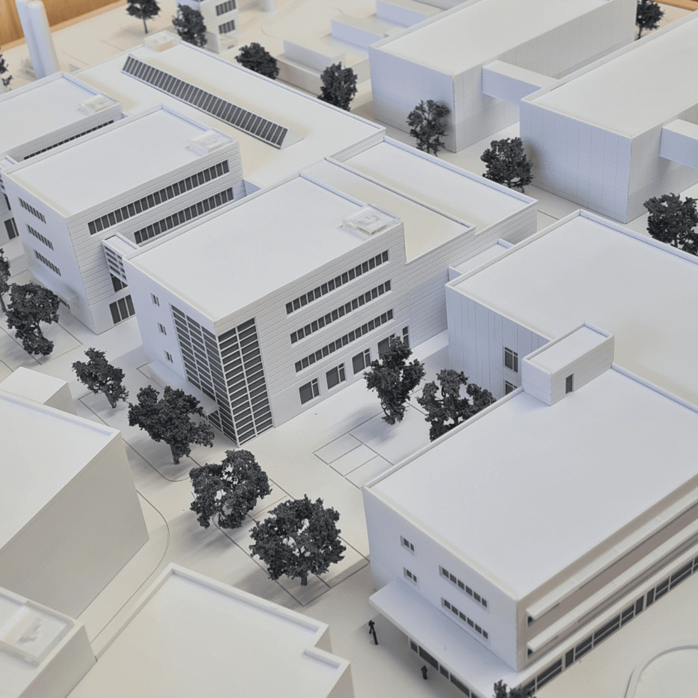 ZSW Ulm Forschungsanlage – Übersicht des Werksmodells