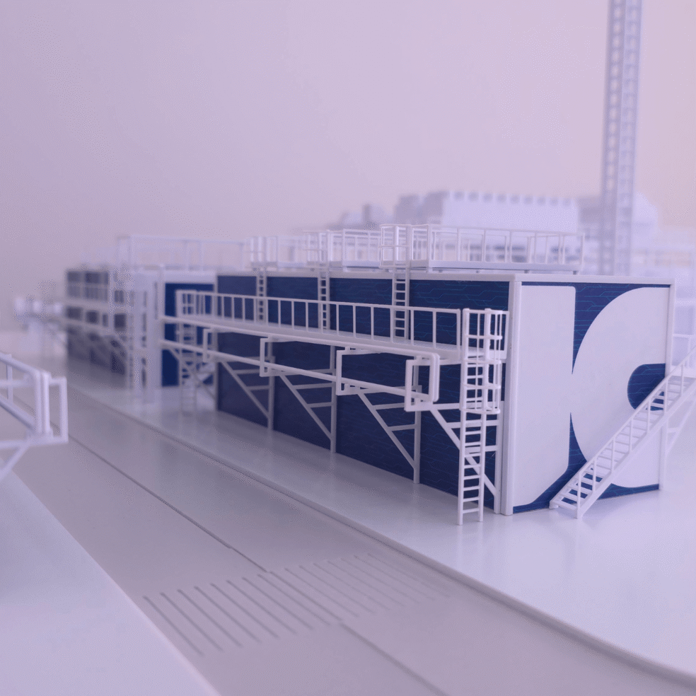 Seitenansicht eines Anlagenmodells ERA ONE